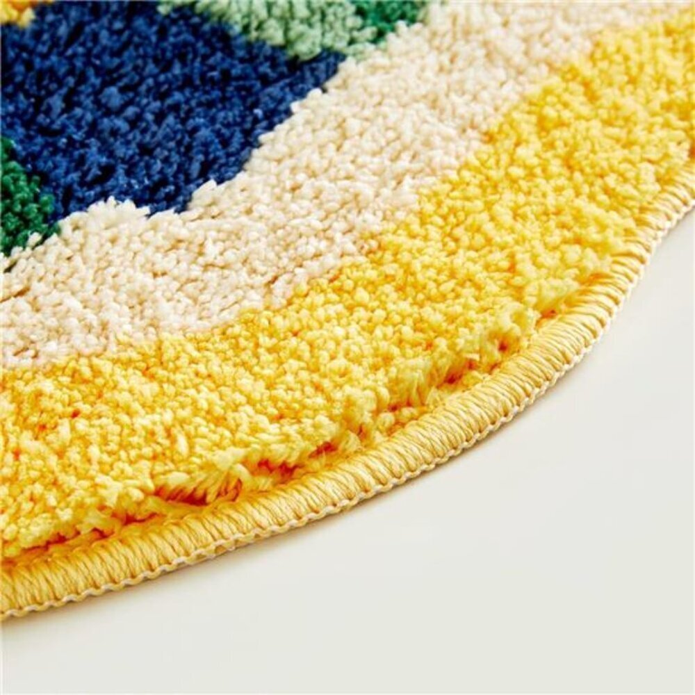 NEW Flower Boho Floral Area Rug - Picture 4 of 4